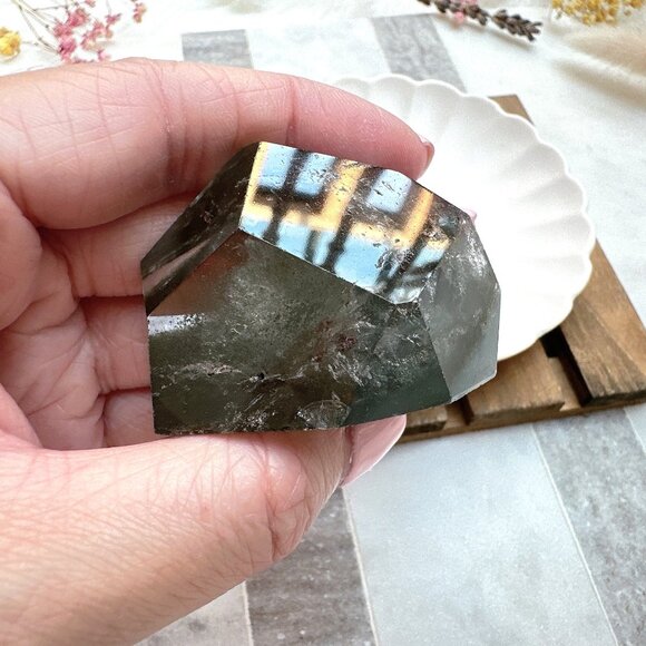 Small Garden Quartz Lodalite Free Form | Garden Quartz Gusher - Picture 9 of 10